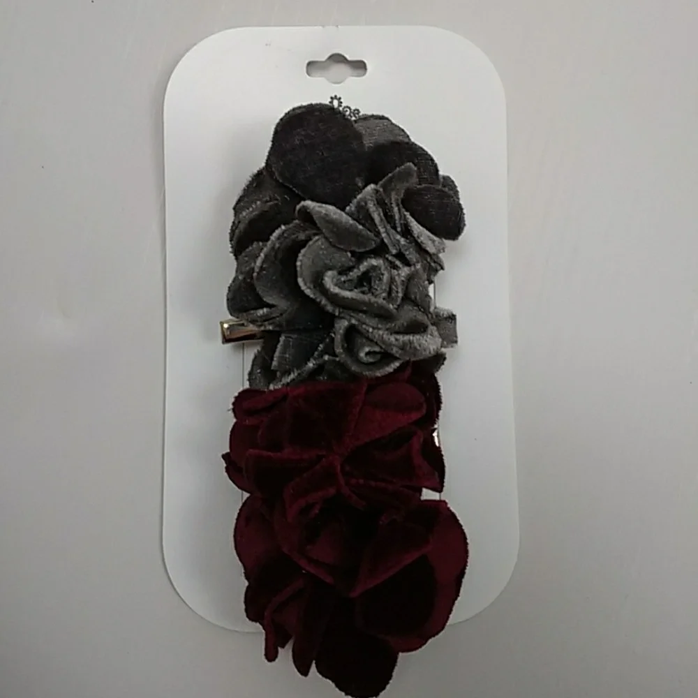 Hair flower clips